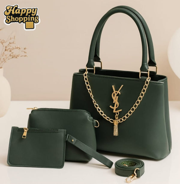 3PC YSL High-Quality Shoulder Bags for Girls