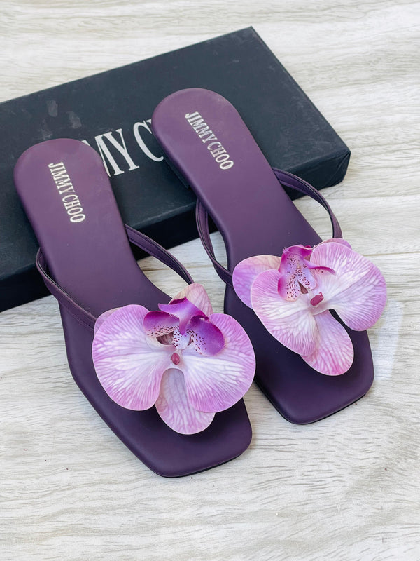 JIMMY CHOO ORCHID FLATS*